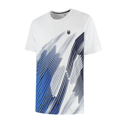 K-Swiss Hypercourt Print Crew T Shirt