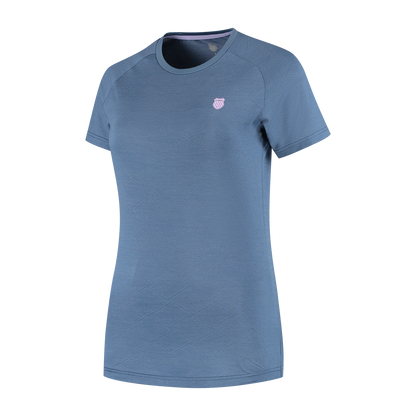 K-Swiss Hypercourt Crew Tee Jaquard Infinity