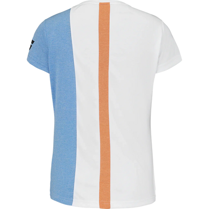 Babolat Play Cap Sleeve Top Girls White Heather