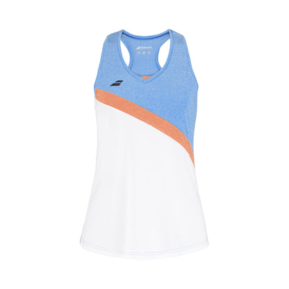 Babolat Play Tank Top Girls White Heather