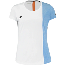 Babolat Play Cap Sleeve Top Girls White Heather