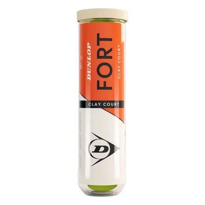 Dunlop Fort CLAY tennis balls (4 ball tube)