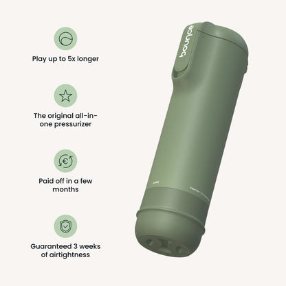 Bounce Tube Tennis Ball Pressuriser (4 Ball)