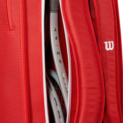 Wilson Super Tour Red 6 Racket Bag