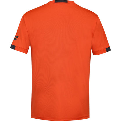 Babolat Boys Play Crew Neck T-Shirt Fiesta Red